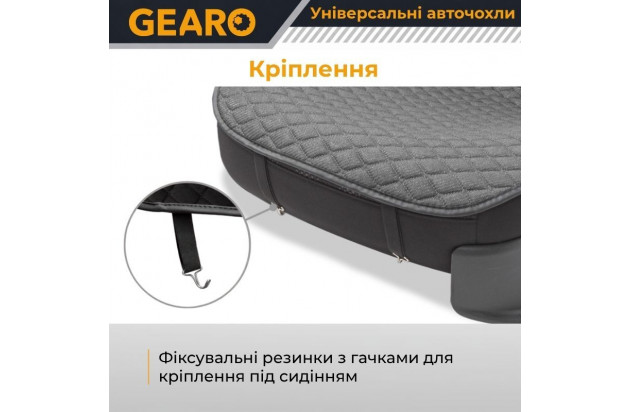 Накидки на сидіння Gearo Linen series (GE0703GY-F)