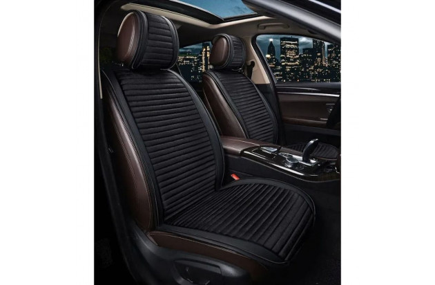 Накидки на сидіння комплект 11 шт Gearo Gran Lusso Eleganza (GE0711BK-A)