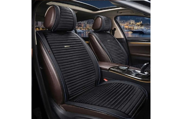 Накидки на сидіння 2 шт Gearo Gran Lusso Eleganza (GE0711BK-F)