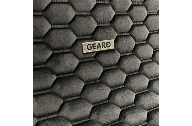 Накидки на сидіння комплект 11 шт екокожу та велюр Gearo Gran Lusso Prestige (GE0710BK-A)