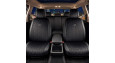 Накидки на сидіння комплект 11 шт екокожу та велюр Gearo Gran Lusso Prestige (GE0710BK-A)