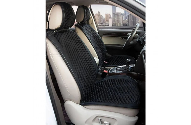 Накидки на передні сидіння Gearo Gran Lusso Prestige (GE0710BK-F)