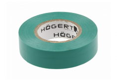 Стрічка ізоляційна зелена 19мм x 0.13мм x 20м Hogert артикул (HT1P284)