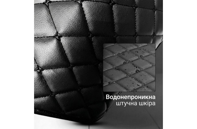 Органайзер у багажник автомобіля Gearo 1 відділення на липучці 34смХ32смХ30см чорний (GE0801S)