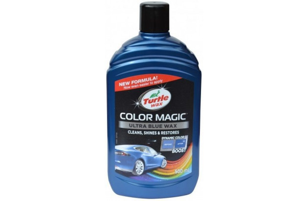 Полироль Turtle Wax Color Magic синий 500мл